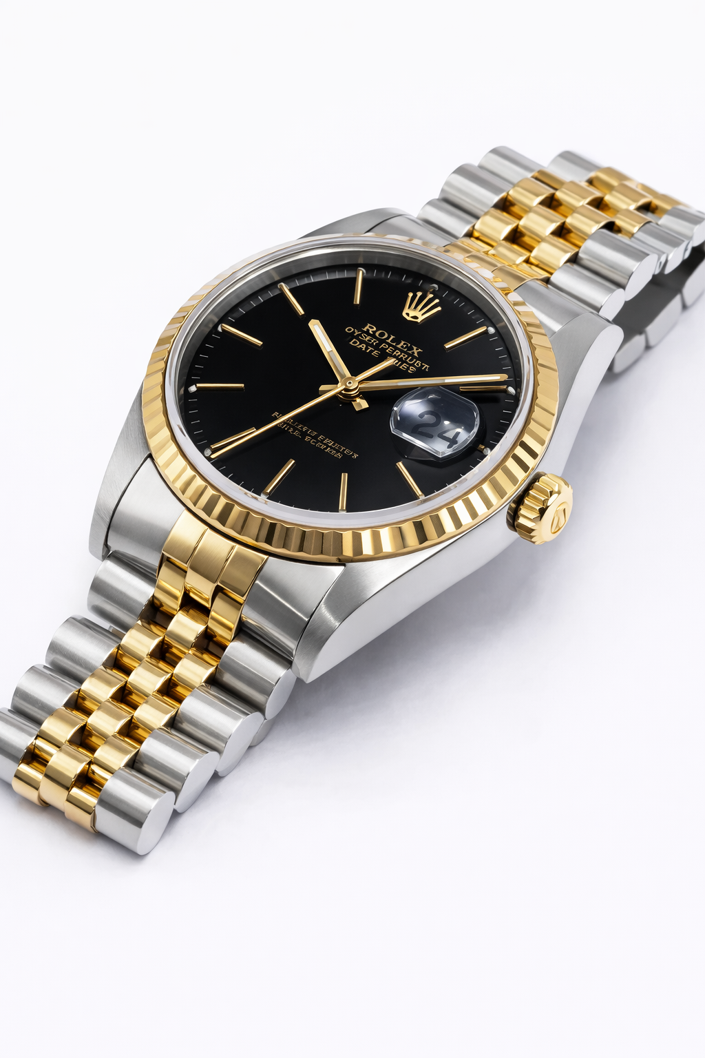 Rolex Datejust 16233 Black Dial Men's Watch