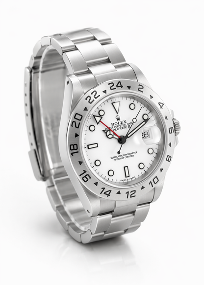 Men's Rolex Explorer II Stainless Steel Watch 16570