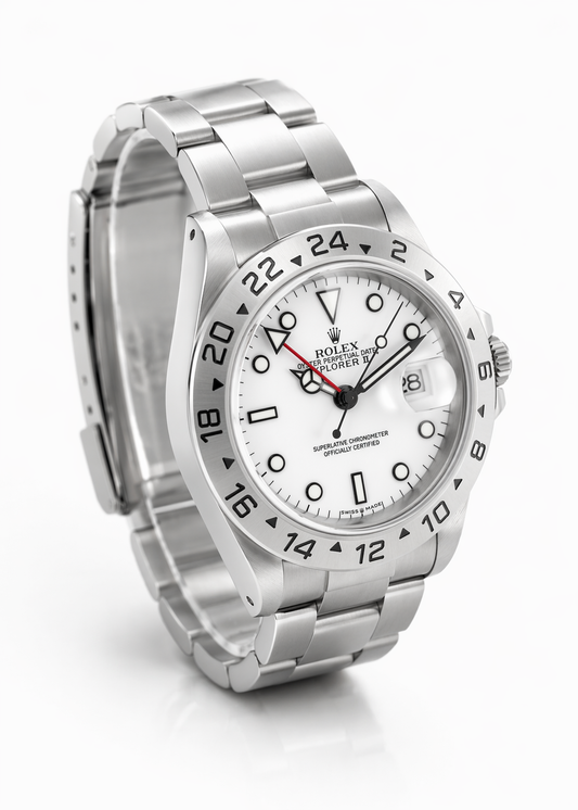 Men's Rolex Explorer II Stainless Steel Watch 16570