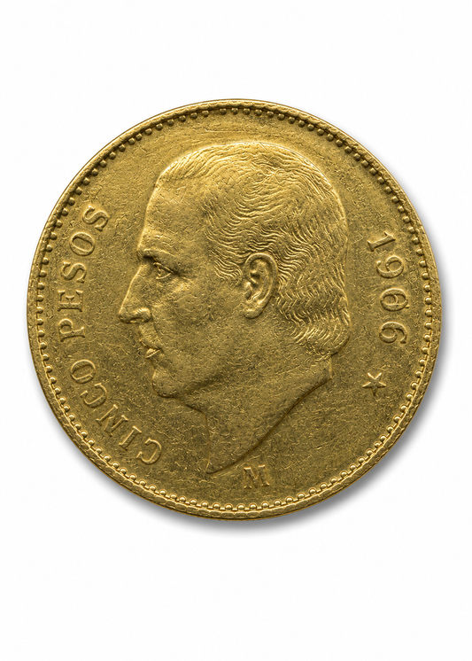 Moneda de oro de 5 pesos