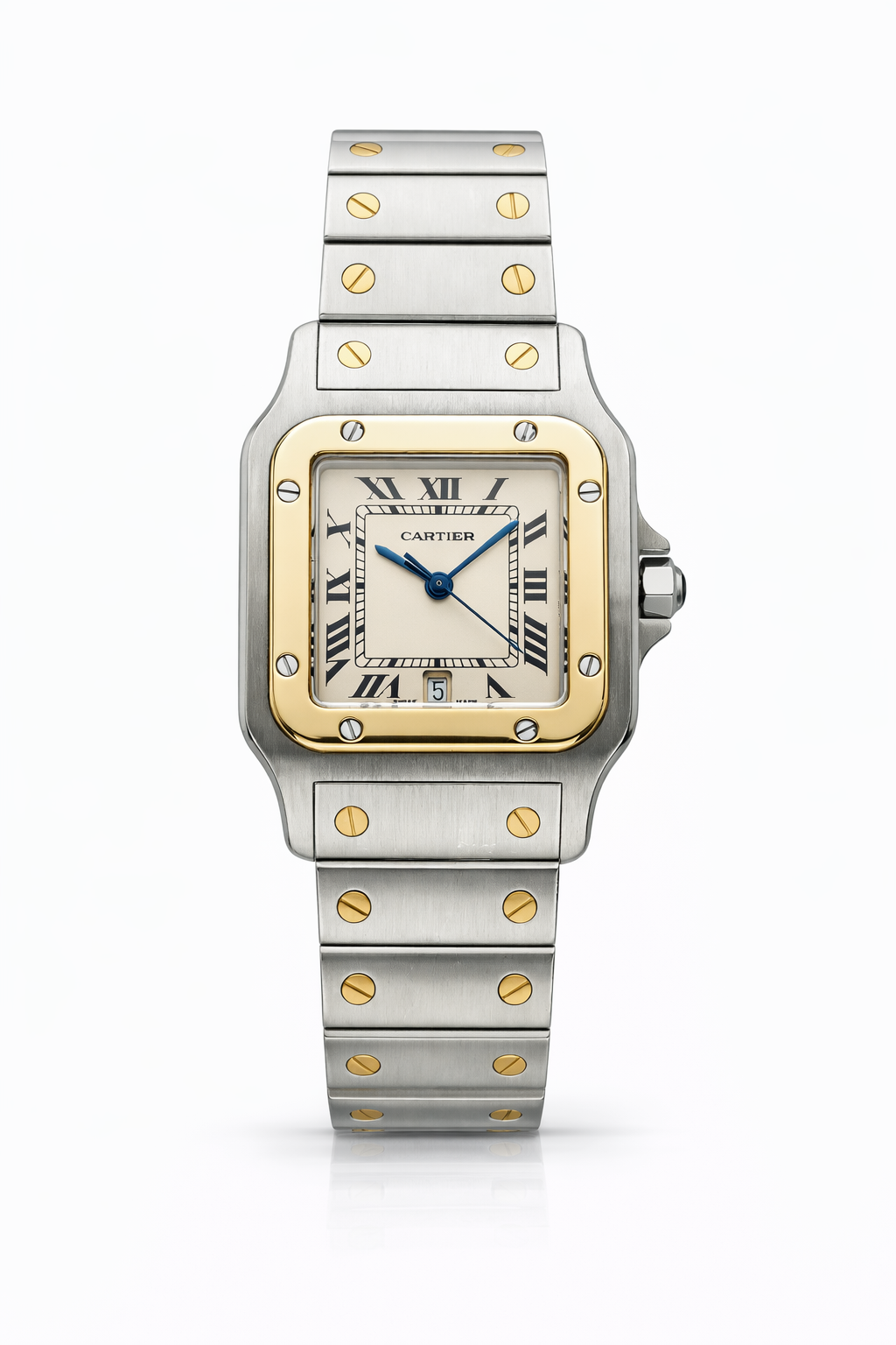 Reloj vintage Cartier Santos Galbée 187901