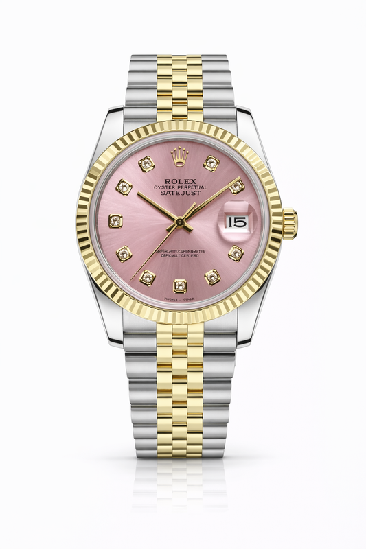 Reloj Rolex Datejust de diamante rosa 16013
